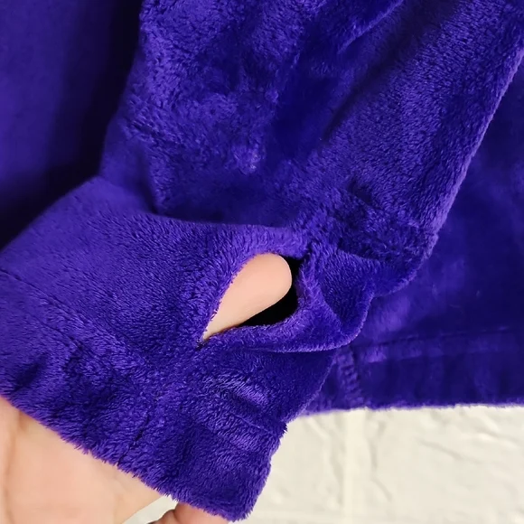 Obermeyer Purple Fleece Quarter-Zip - Picture 3 of 6